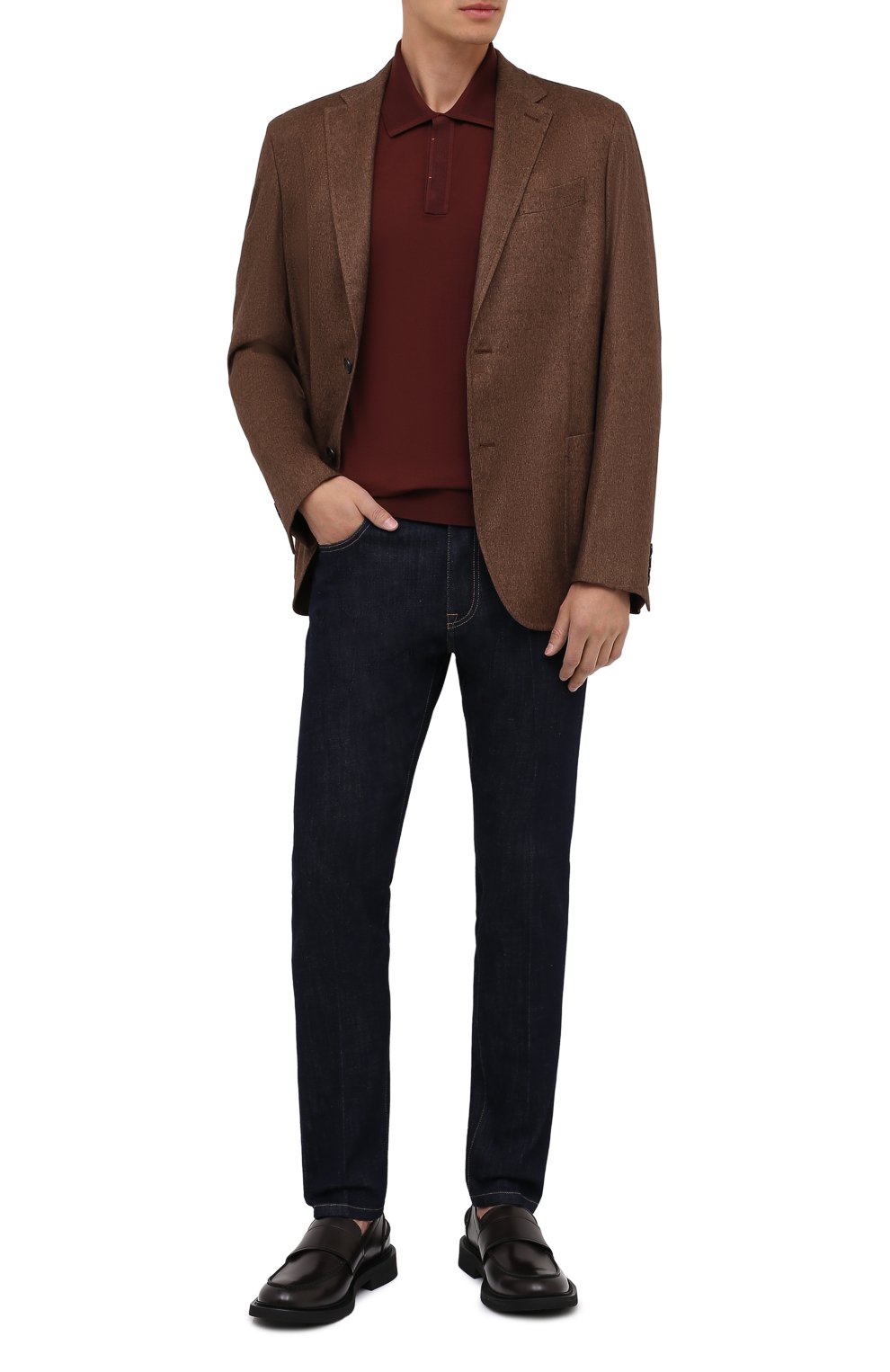 Пиджак из шелка и кашемира ZEGNA, арт. UVC10/SDR, фото 3