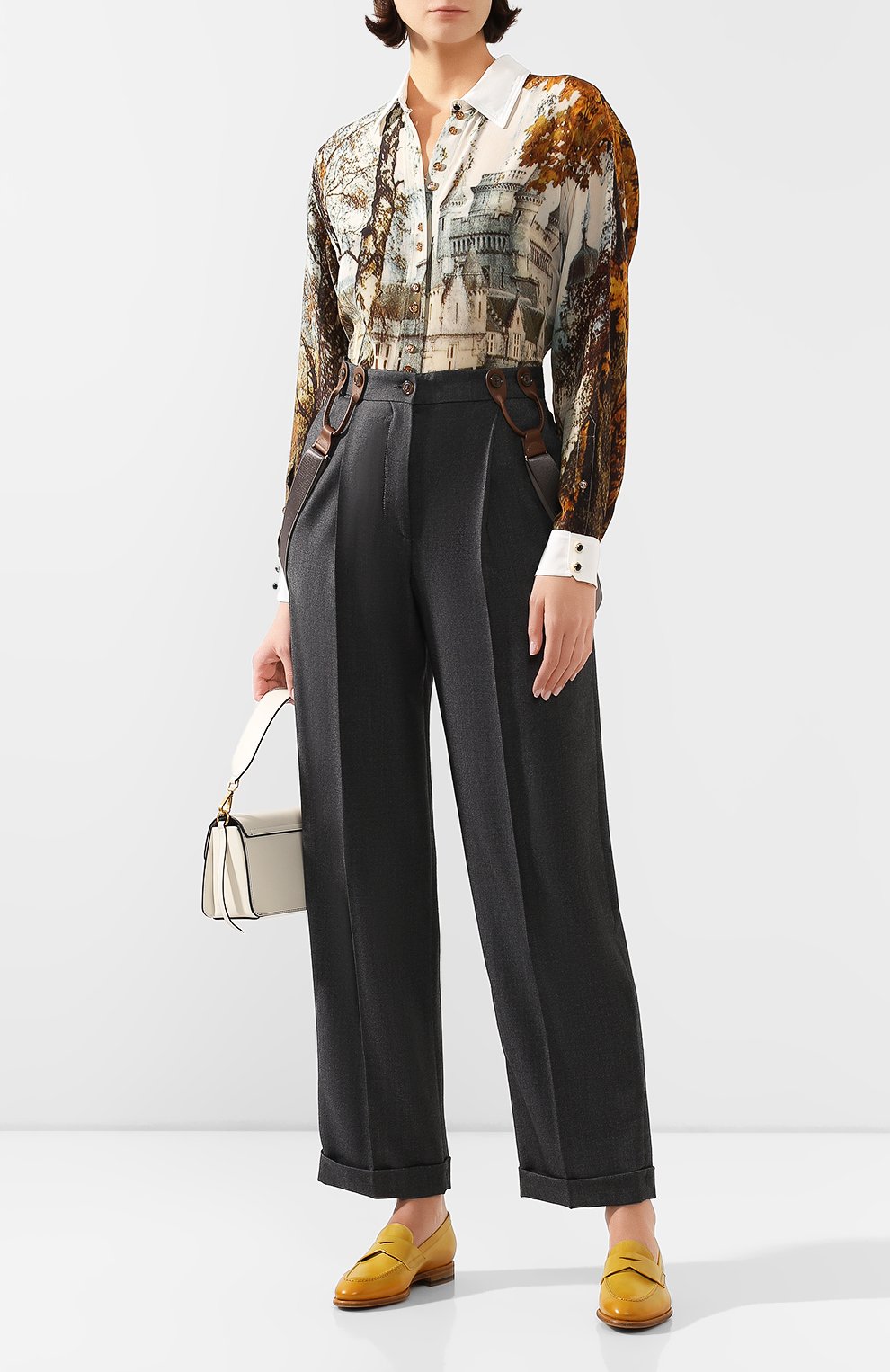 Кашемировые брюки GIORGIO ARMANI, арт. 0SHPP0AA/T01H6, фото 2