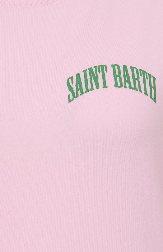 Хлопковая футболка MC2 Saint Barth STBW EMILIE/06820H Розовый  STBW EMILIE/06820H Фото 6