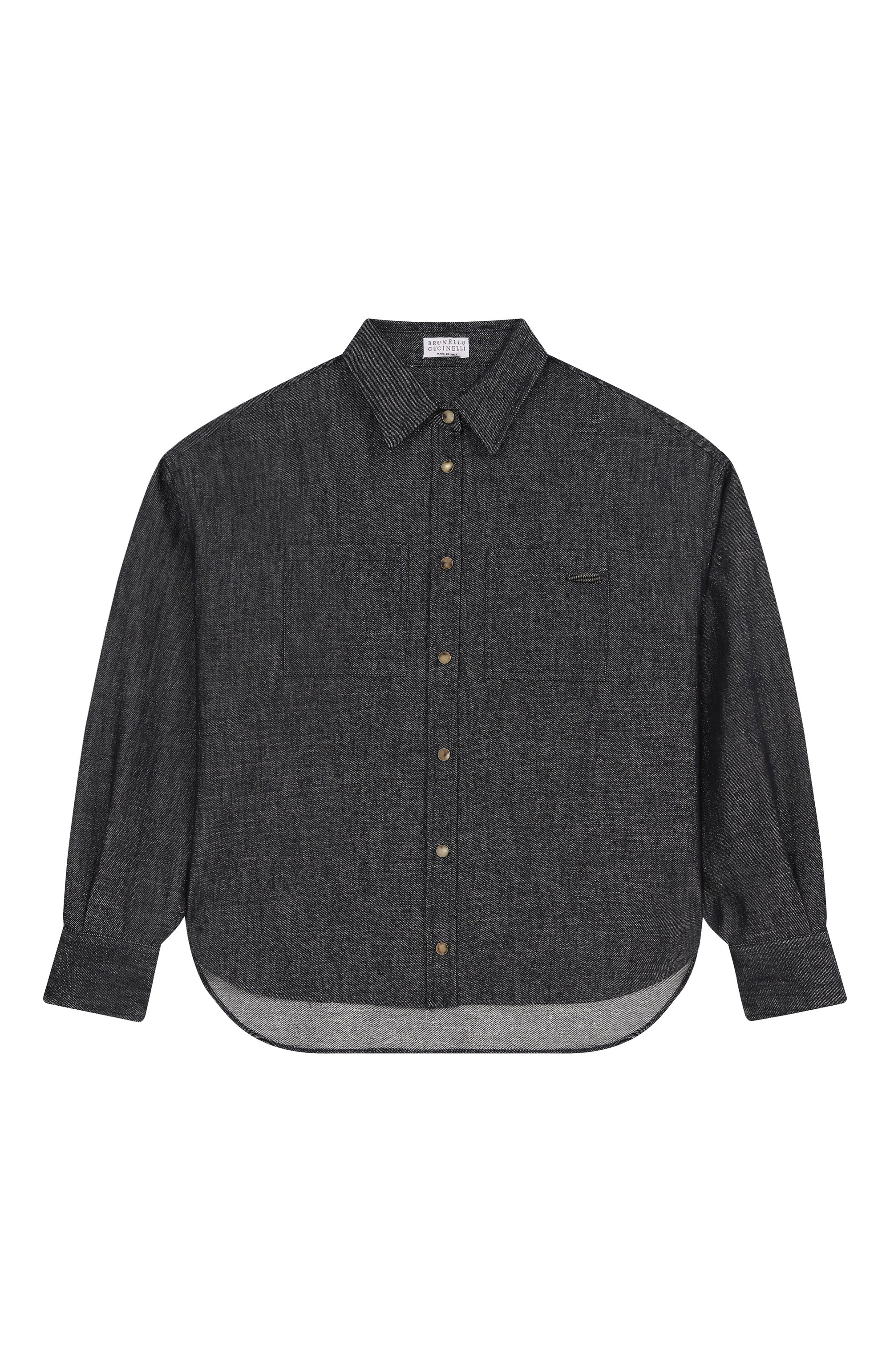 Джинсовая рубашка BRUNELLO CUCINELLI, арт. BB148C404C, фото 1