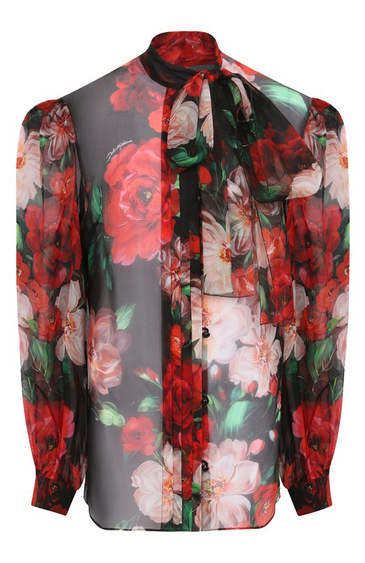 фото Шелковая блузка dolce & gabbana