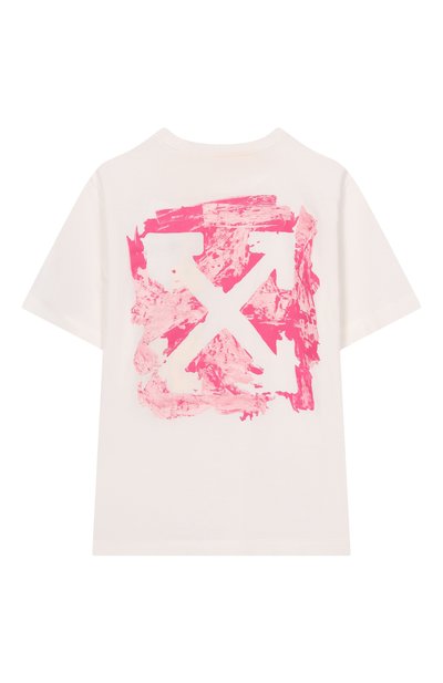 Хлопковая футболка OFF-WHITE, арт. 0GAA001F25JER006/4-12