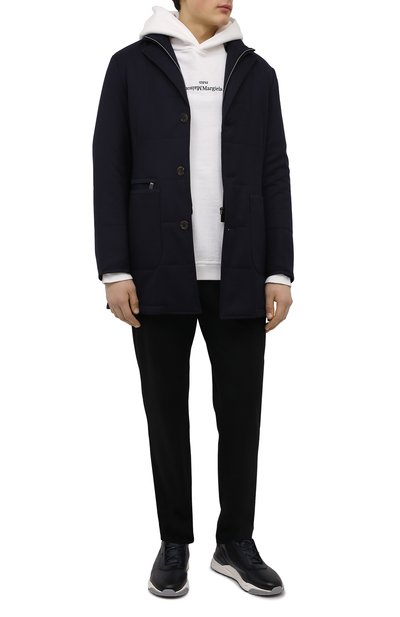 Кожаные кроссовки SANTONI, арт. MBIM21694BGRNDYEU57, фото 2