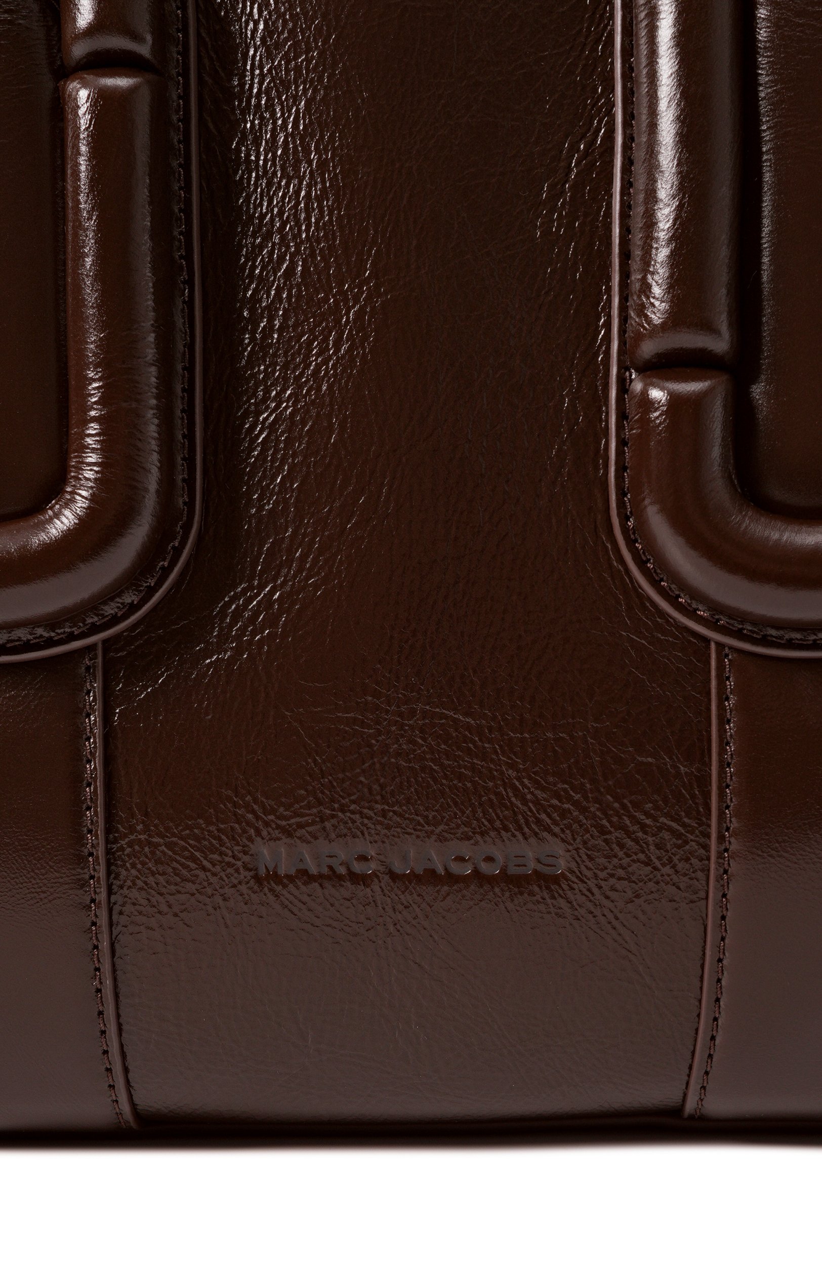 Сумка the carryall MARC JACOBS (THE) темно-коричневого цвета по цене 89950 руб., арт. 2F6HTT003H01, фото 6 Сумка the carryall MARC JACOBS (THE), арт. 2F6HTT003H01, фото 6