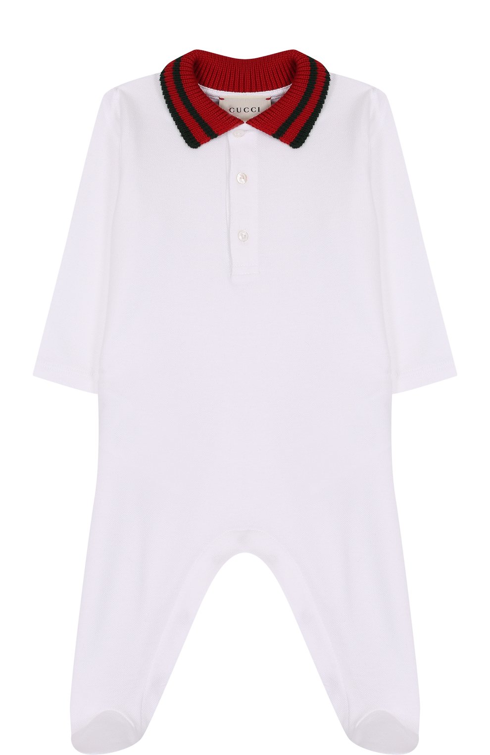 Хлопковая пижама с контрастным воротником GUCCI, арт. 463264/X5B70, фото 1