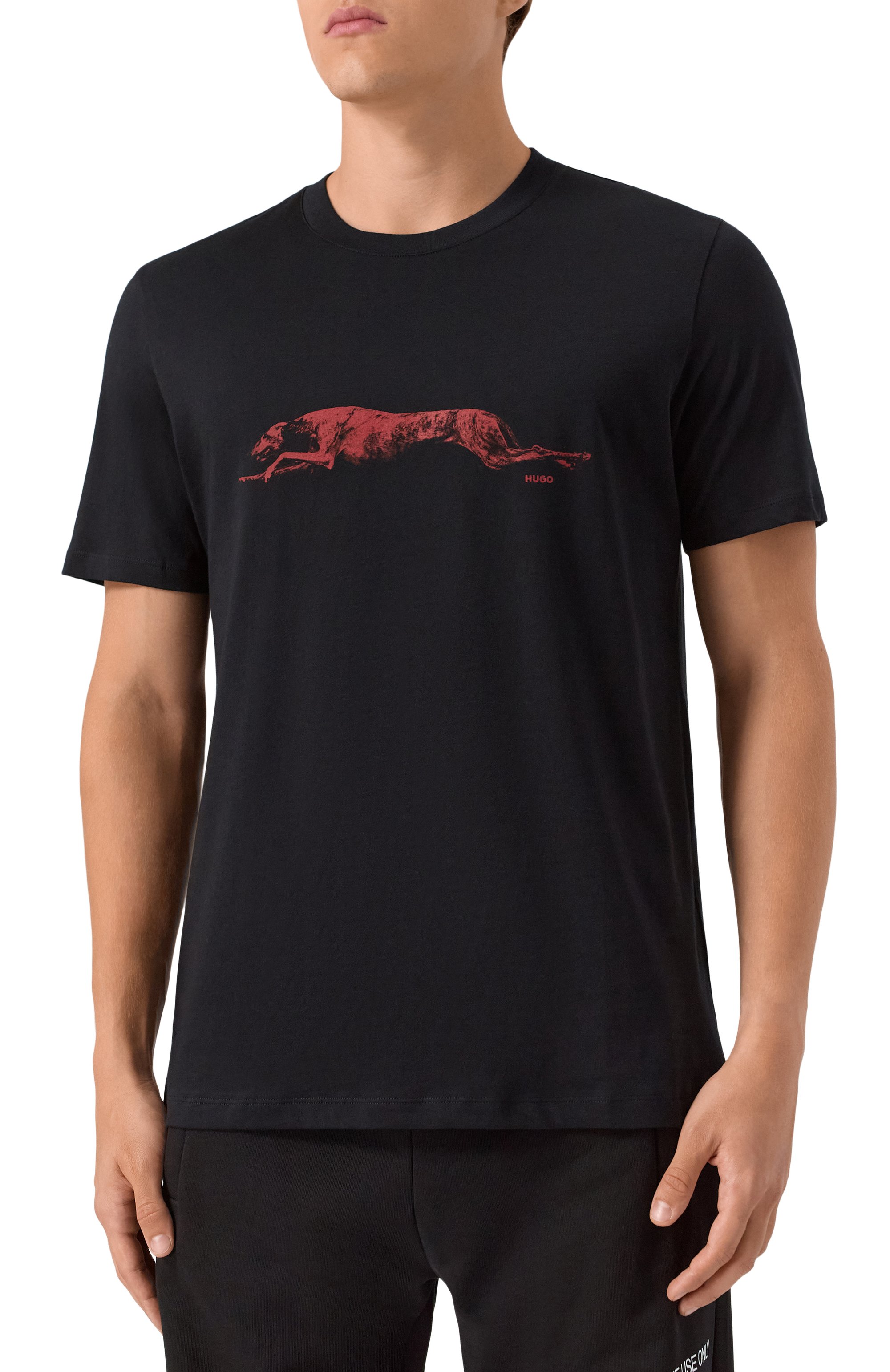 Хлопковая футболка HUGO, арт. 50548557, фото 3