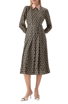 Женские кожаные туфли bepointy 80 VALENTINO кремового цвета, арт. 6W2S0LQ1/DAL | Фото 2 (Каблук тип: Шпилька; Материал внешний: Натуральная кожа; Драгоценные камни: Проставлено; Материал сплава: Проставлено; Каблук высота: Высокий; Подошва: Плоская; Женское Кросс-КТ: Слингбэки; Материал внутренний: Натуральная кожа)