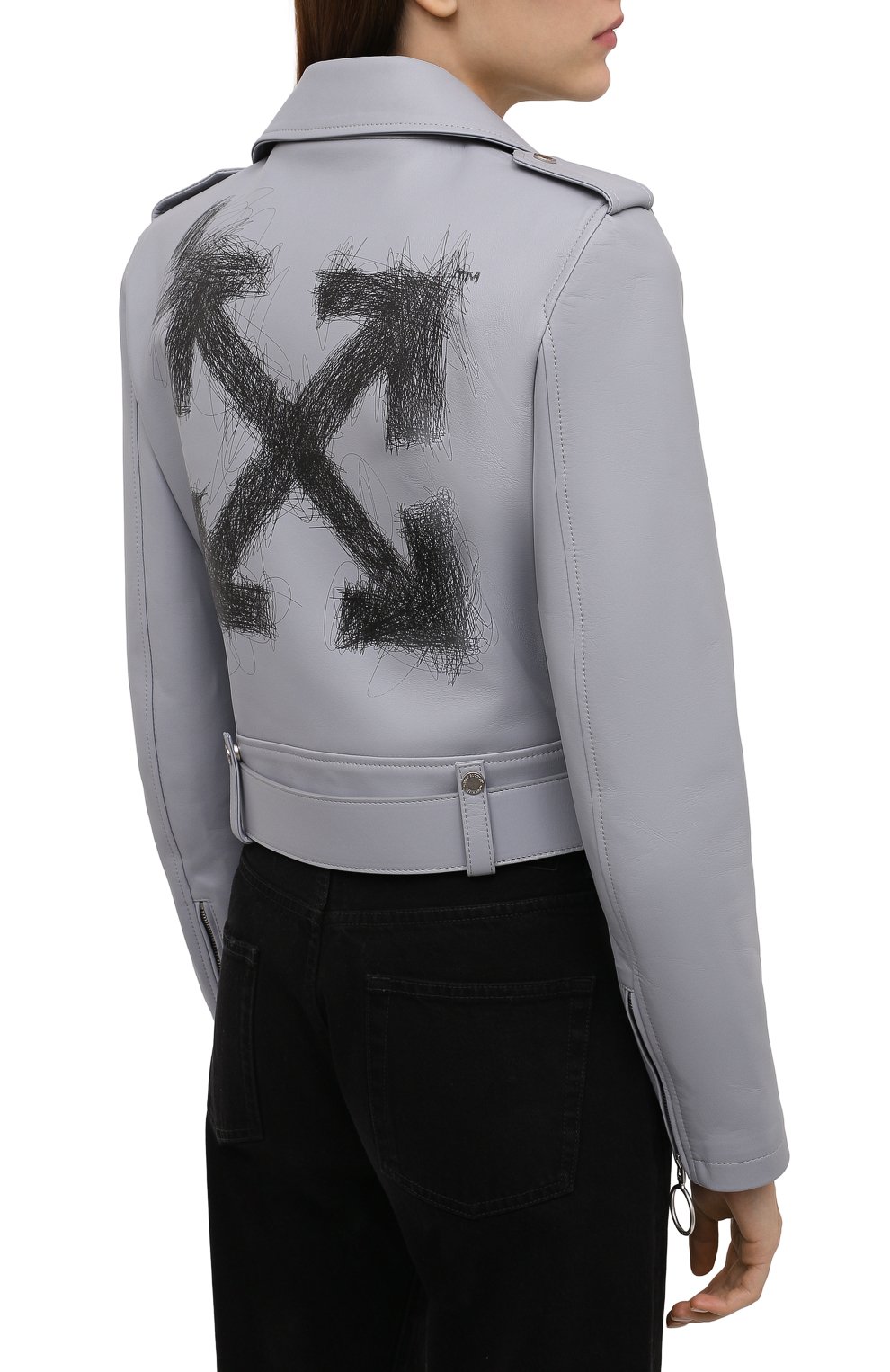 Кожаная куртка OFF-WHITE, арт. 0WJG002F21LEA001, фото 4