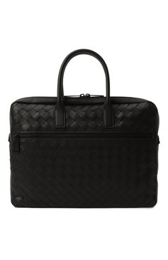 Мужская портфель BOTTEGA VENETA черного цвета, арт. 601065/V3US2 | Фото 1 (Размер: large; Драгоценные камни: Проставлено; Материал сплава: Проставлено; Материал: Натуральная кожа; Ремень/цепочка: На ремешке; Сумки-технические: Портфели)