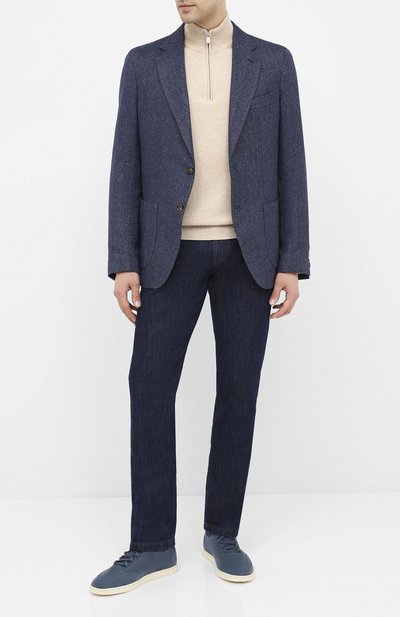 Кожаные кеды soho walk LORO PIANA, арт. FAL2899, фото 2