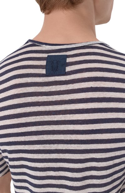 Льняная футболка HANNES ROETHER, арт. FA35RINE.2007, фото 5