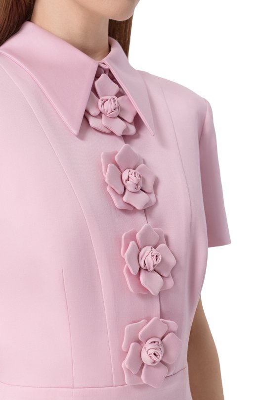 Шерстяное платье Shervarli DR26-0027 Розовый  DR26-0027 Фото 4