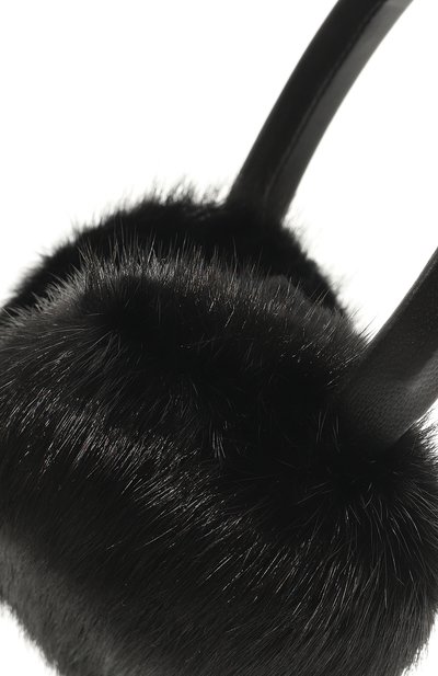 Меховые наушники из норки и кролика YVES SALOMON, арт. 25WAA303XXAGVI, фото 4