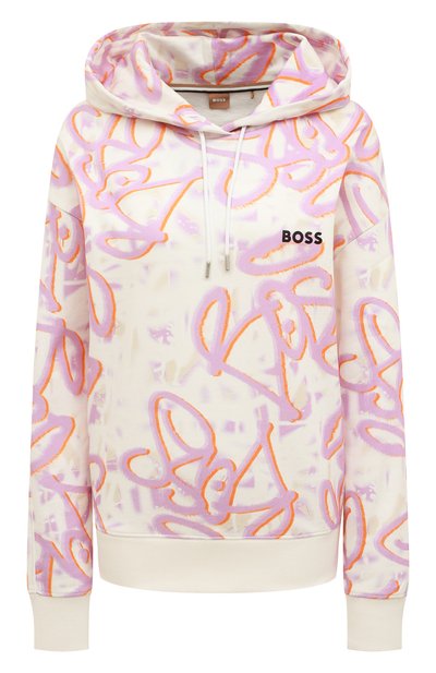 Женский хлопковое худи BOSS, арт. 50483337