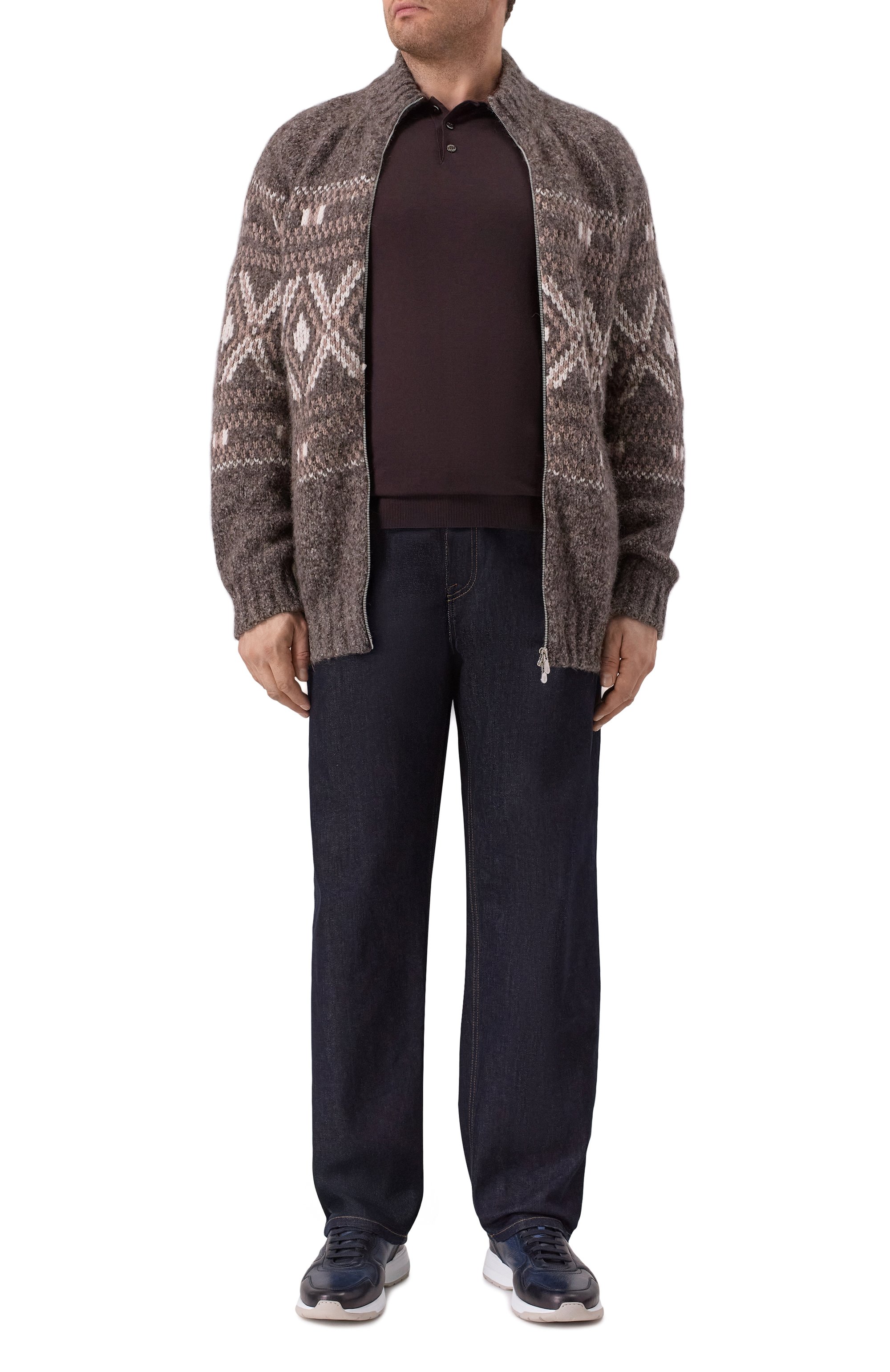 Шерстяной кардиган BRUNELLO CUCINELLI, арт. M2B301706, фото 2