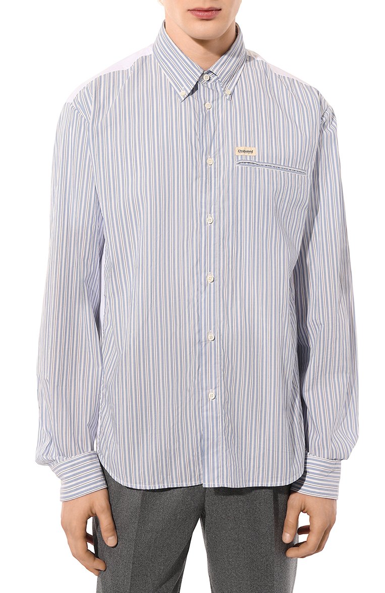 Хлопковая рубашка DSQUARED2, арт. S74DM0739/S78116, фото 1