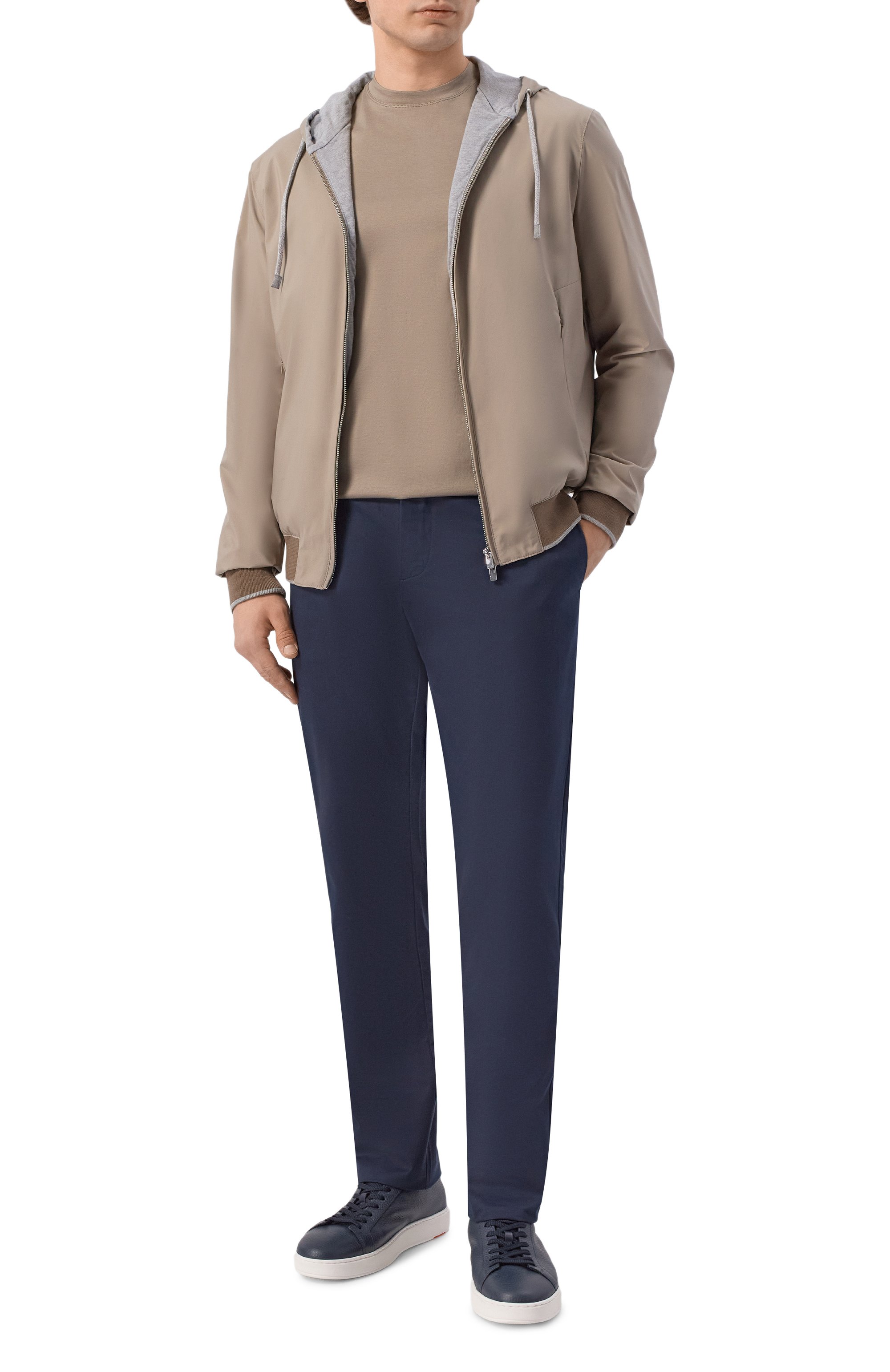 Хлопковые брюки PAUL&SHARK, арт. 26414059, фото 2