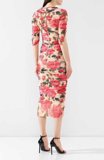 Хлопковое платье DOLCE & GABBANA, арт. F6XD3T/FSEG5, фото 4