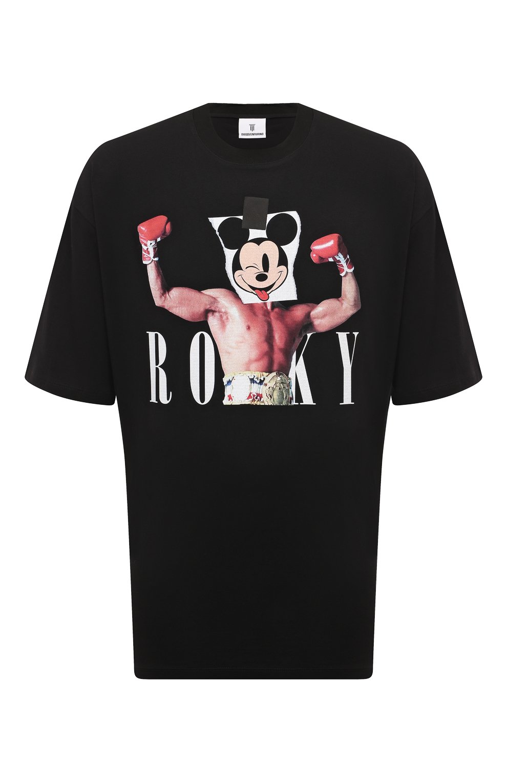 Хлопковая футболка DIEGO VENTURINO, арт. D3W4DVTS0K, фото 1