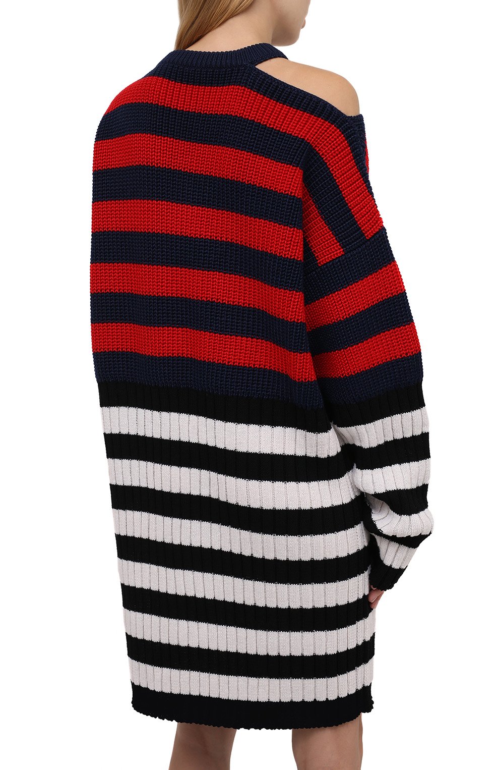 Платье из шерсти и лиоцелла BALMAIN, арт. WF0RF020/K339, фото 4