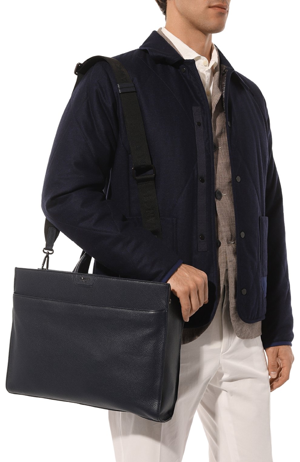 Портфель come LANCEL темно-синего цвета по цене 57400 руб., арт. A12874, фото 2 Портфель come LANCEL, арт. A12874, фото 2