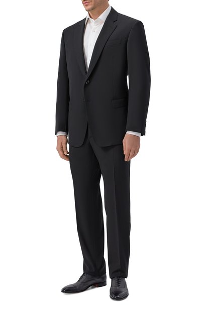 Кожаные оксфорды adrian SANTONI, арт. MCAG18883LA3SNU0, фото 2