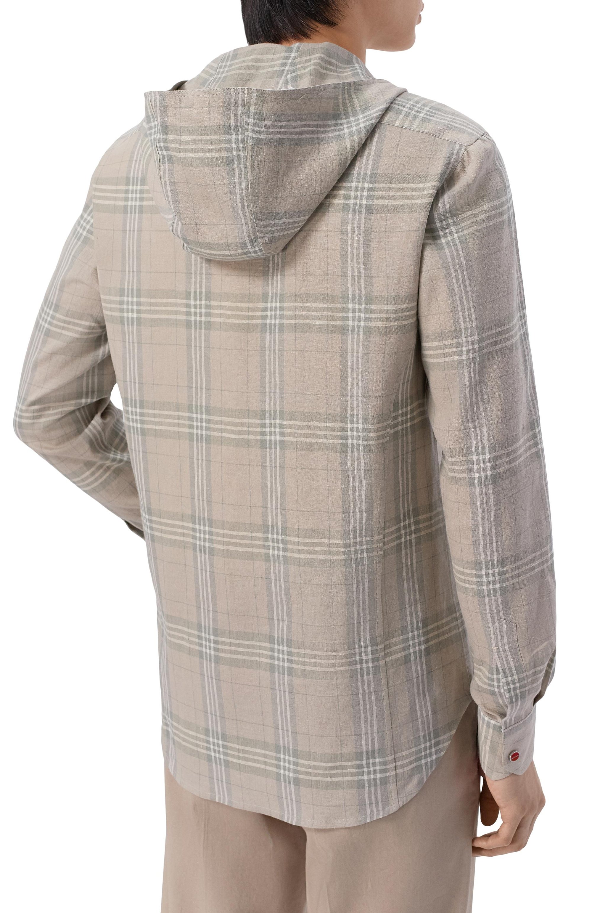 Льняная рубашка KITON, арт. UMCMARH0926705_46-50, фото 4