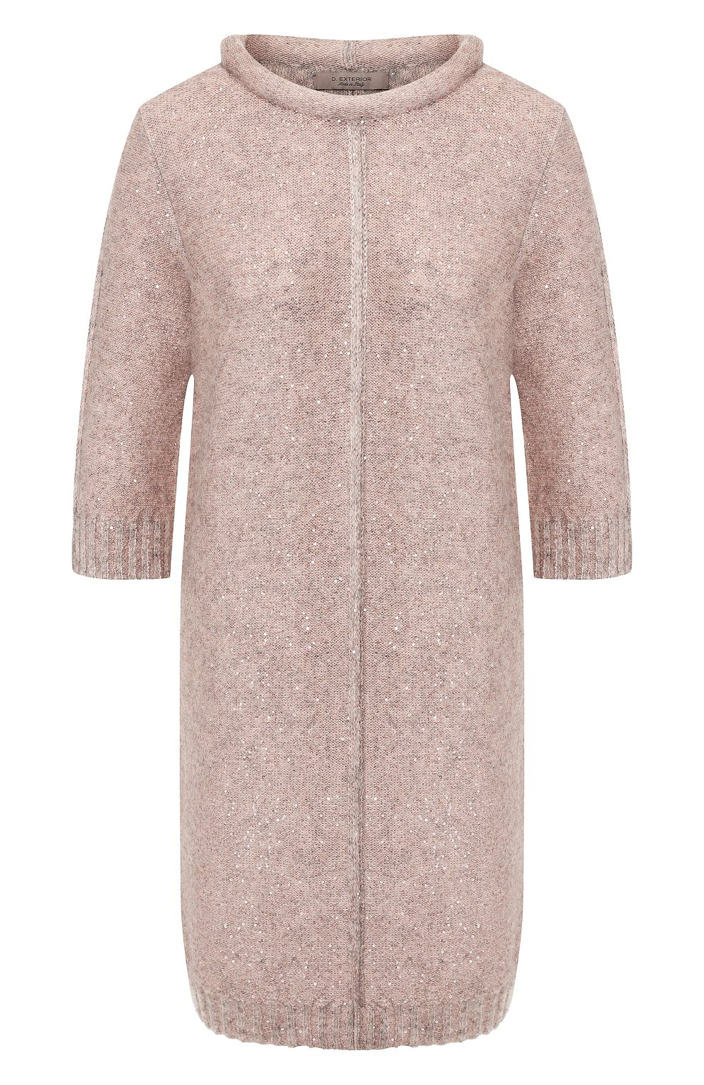 Платье с пайетками D.EXTERIOR розового цвета по цене 35150 руб., арт. 49554, фото 1 Платье с пайетками D.EXTERIOR, арт. 49554, фото 1