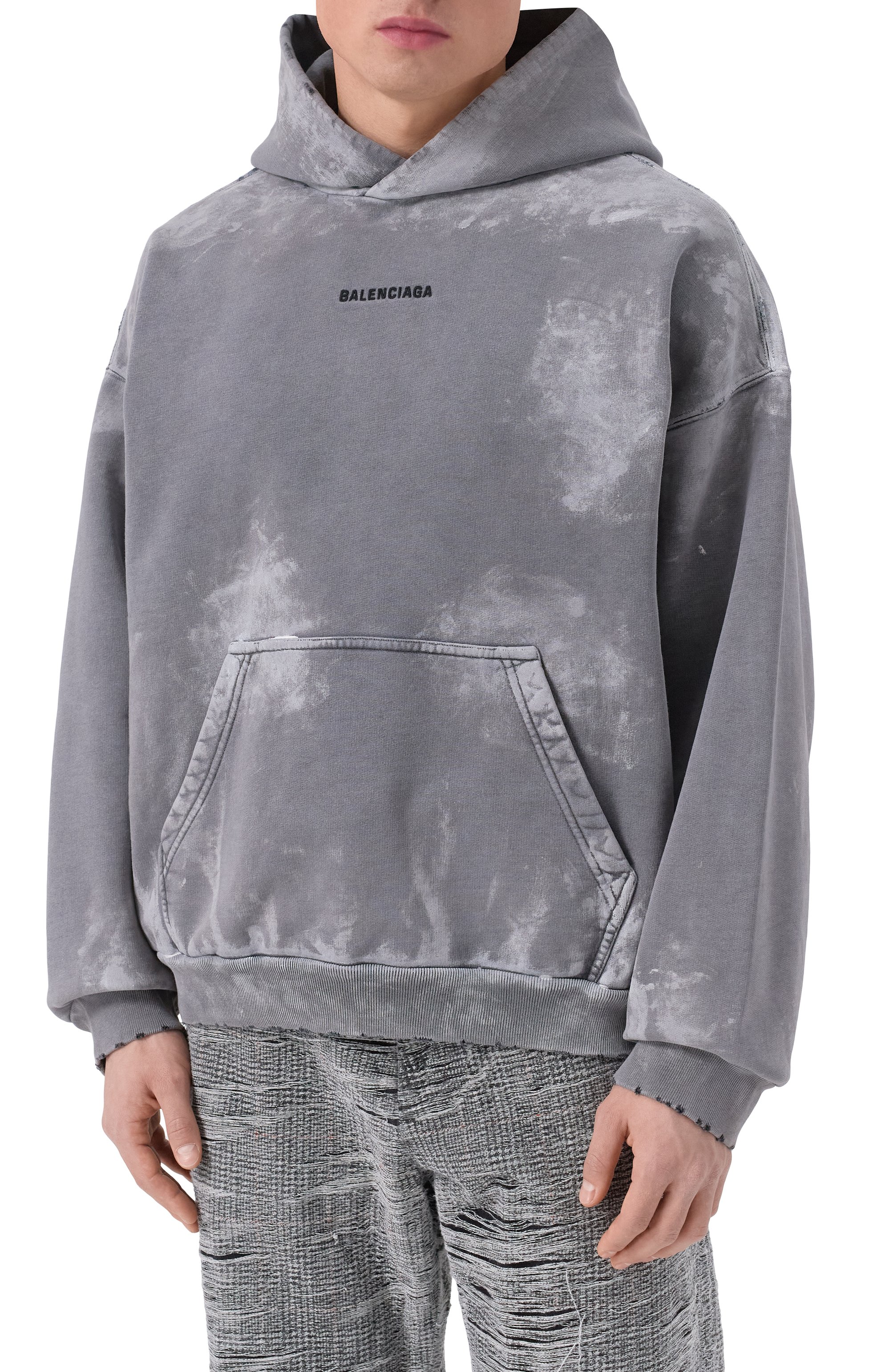 Хлопковое худи BALENCIAGA, арт. 767877/TRVI9, фото 3