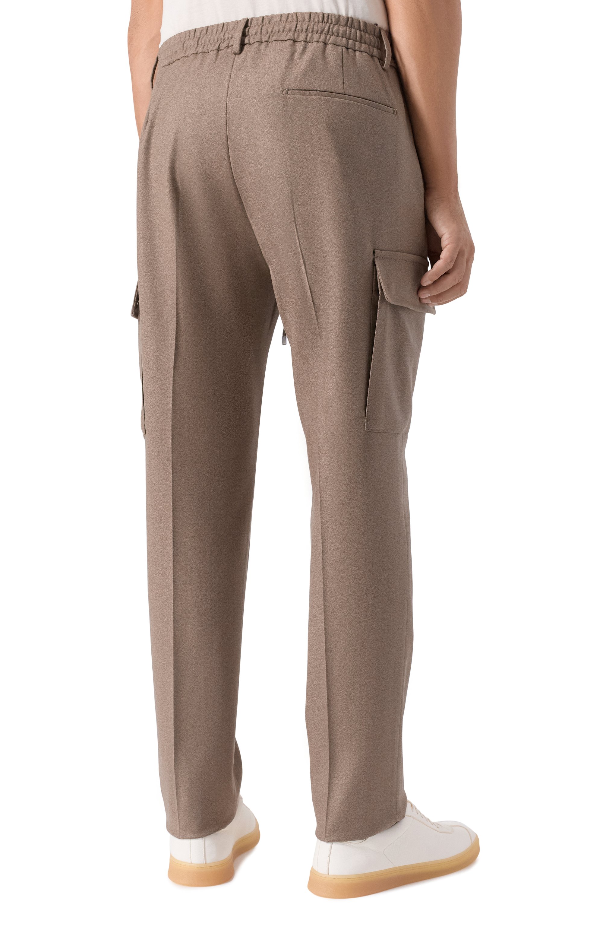 Шерстяные брюки-карго ANDREA CAMPAGNA, арт. SPIAGGIA 1P CARG0/AN1514, фото 4