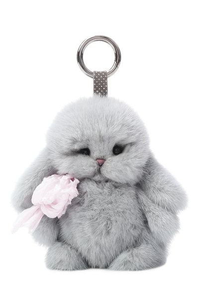 Брелок из норки зайчик тедди CAROLON, арт. БР-23-В-001-1