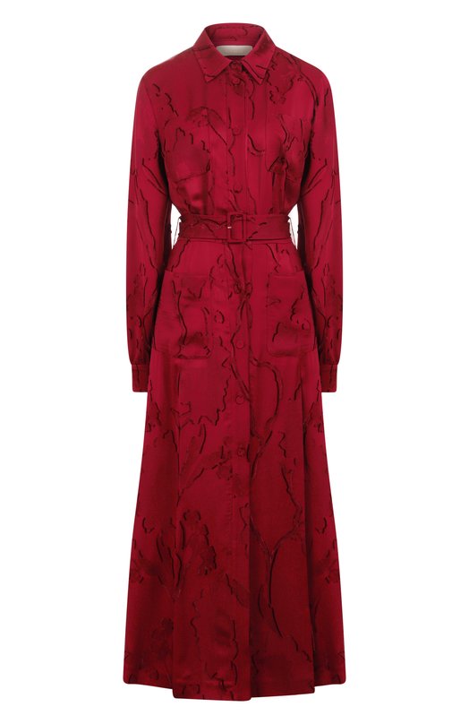 Платье из вискозы Elie Saab D0765NP25/VI004 Красный D0765NP25/VI004