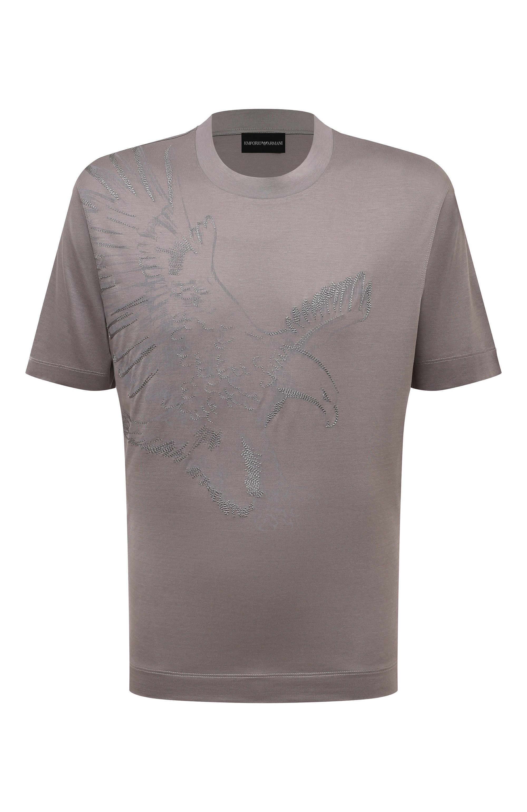 Футболка из лиоцелла и хлопка EMPORIO ARMANI, арт. 6D1TF2/1J0SZ, фото 1