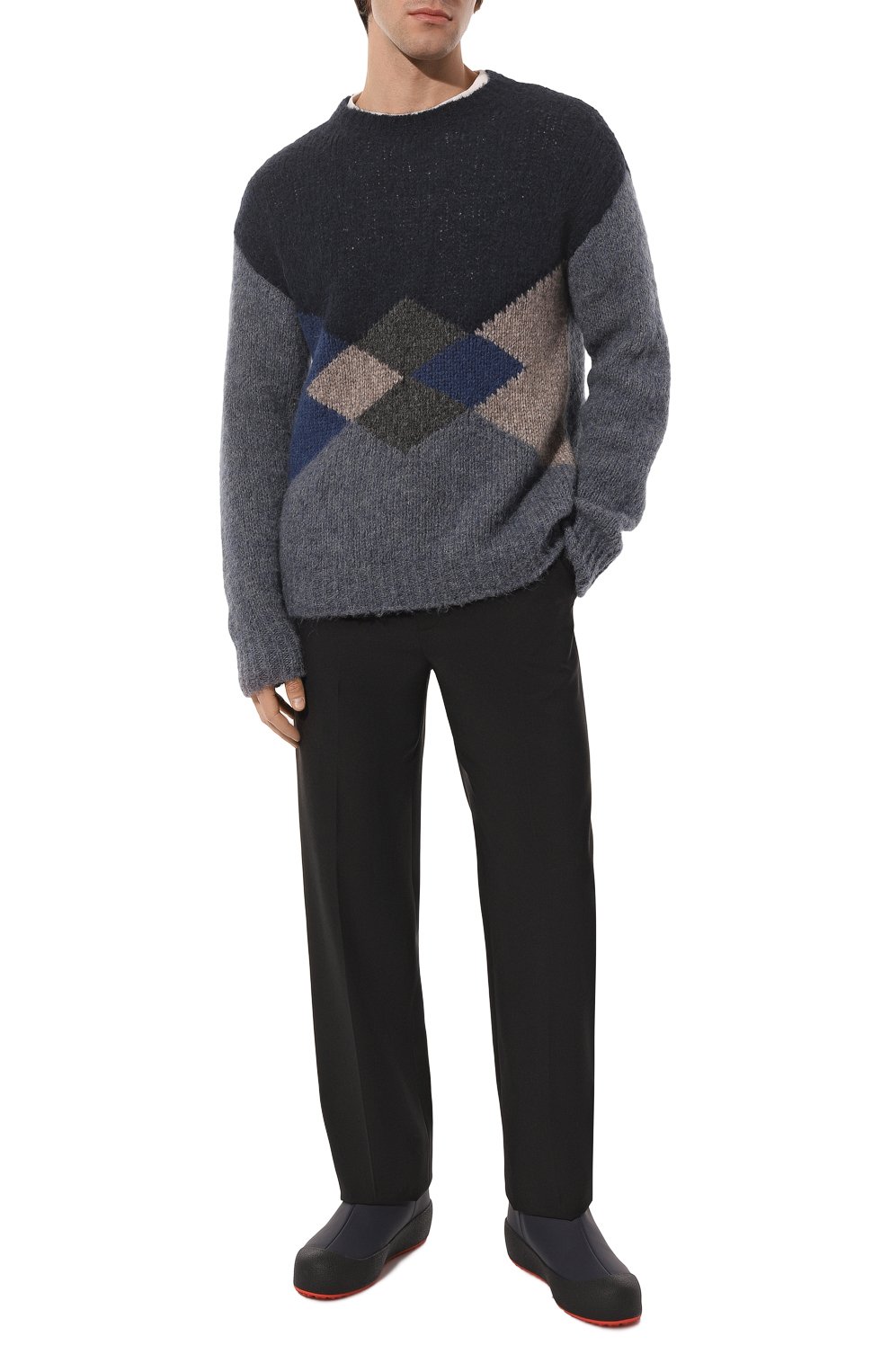 Кожаные сапоги curling BALLY темно-синего цвета по цене 75900 руб., арт. MSB00R/VT019, фото 2 Кожаные сапоги curling BALLY, арт. MSB00R/VT019, фото 2