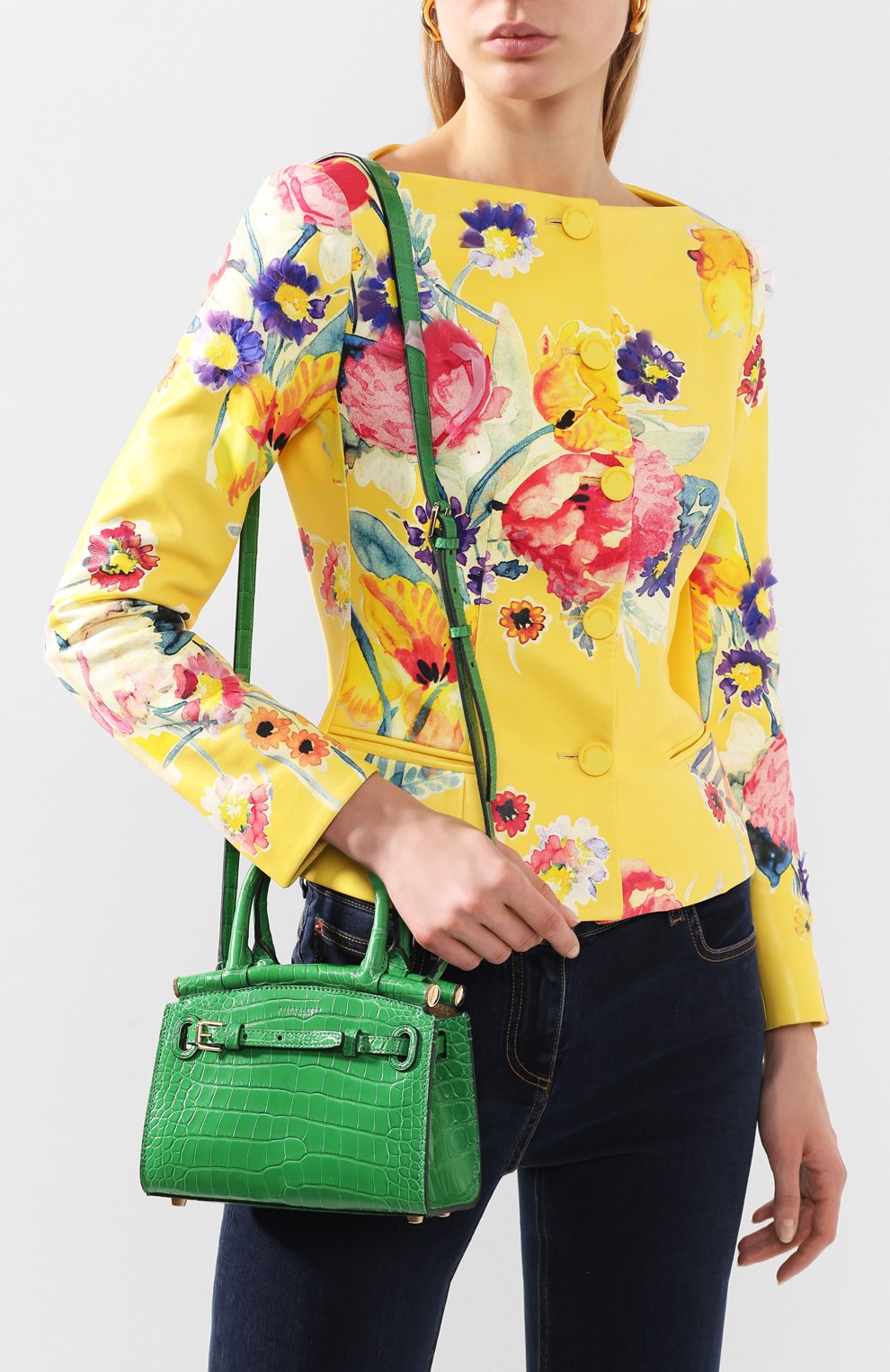 Сумка rl50 mini из кожи аллигатора RALPH LAUREN, арт. 435769101/AMIS, фото 5