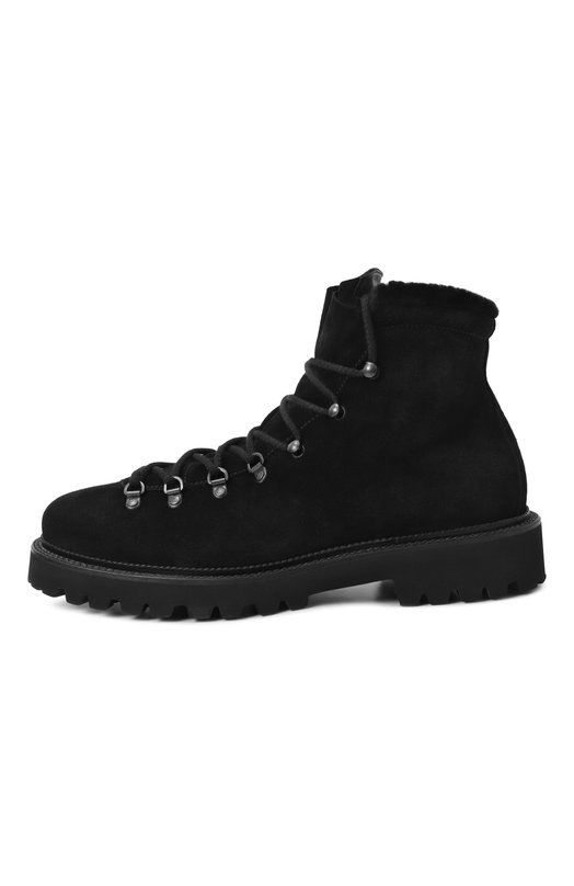 Замшевые ботинки S.Moritz Mille 885 SM0RITZ G0RAIN DEEP NAVY/FUR Чёрный  SM0RITZ G0RAIN DEEP NAVY/FUR Фото 4