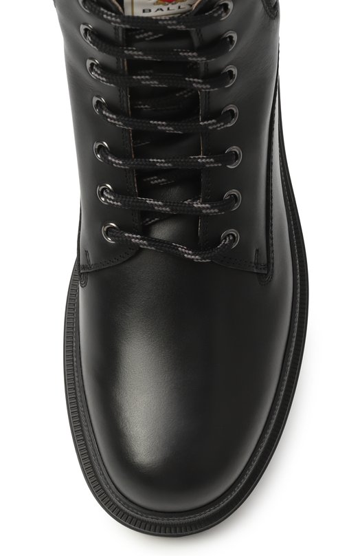 Кожаные ботинки Hallen Bally MSB0A9/VT910 Чёрный  MSB0A9/VT910 Фото 6