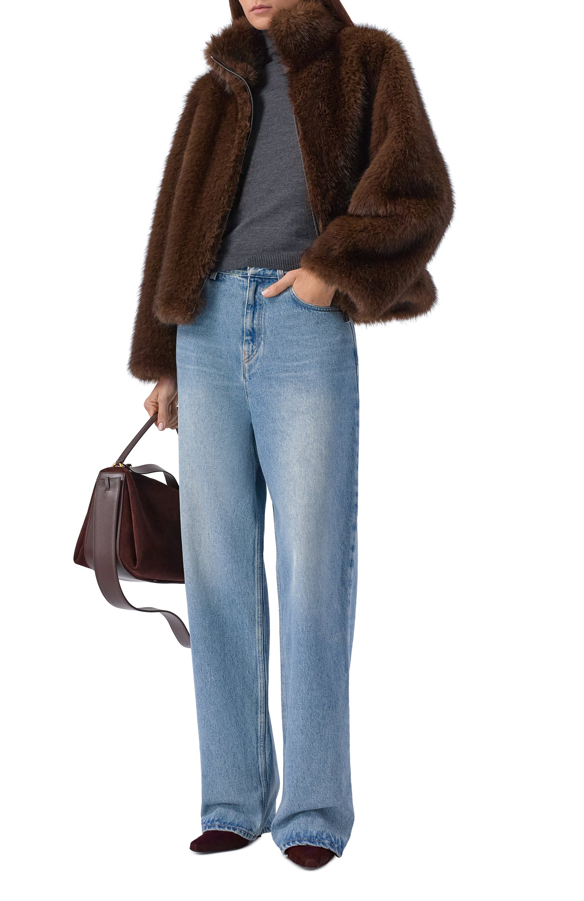 Шуба из экомеха FLASHIN, арт. FF26FB, фото 2