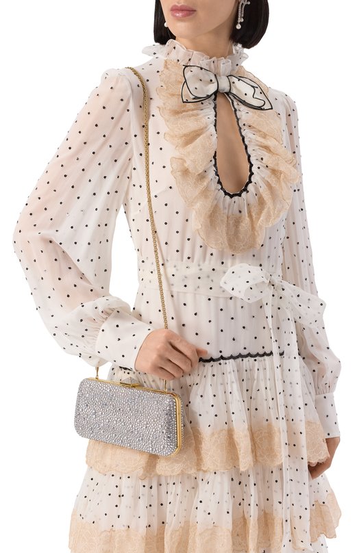 Клатч Carry Secrets Valentino 7W2B0L01/SNM Серебряный  7W2B0L01/SNM Фото 2