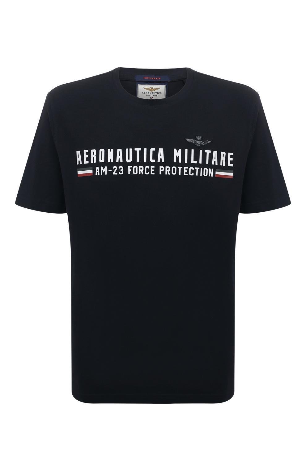 Хлопковая футболка AERONAUTICA MILITARE, арт. N0STS1942J538, фото 1