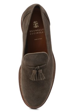 Замшевые лоферы BRUNELLO CUCINELLI, арт. MZUKUDK902, фото 1