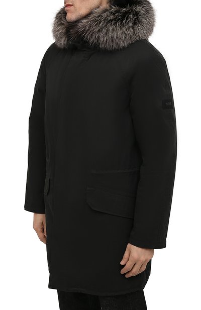 Пуховая парка с меховой подкладкой YVES SALOMON, арт. 21WHM01890F52X, фото 3