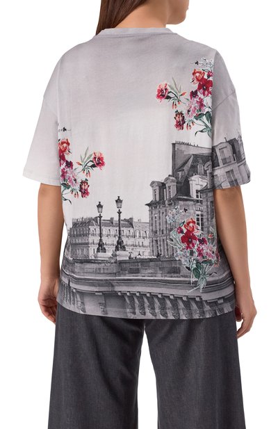 Хлопковая футболка MARINA RINALDI, арт. DIV0, фото 4