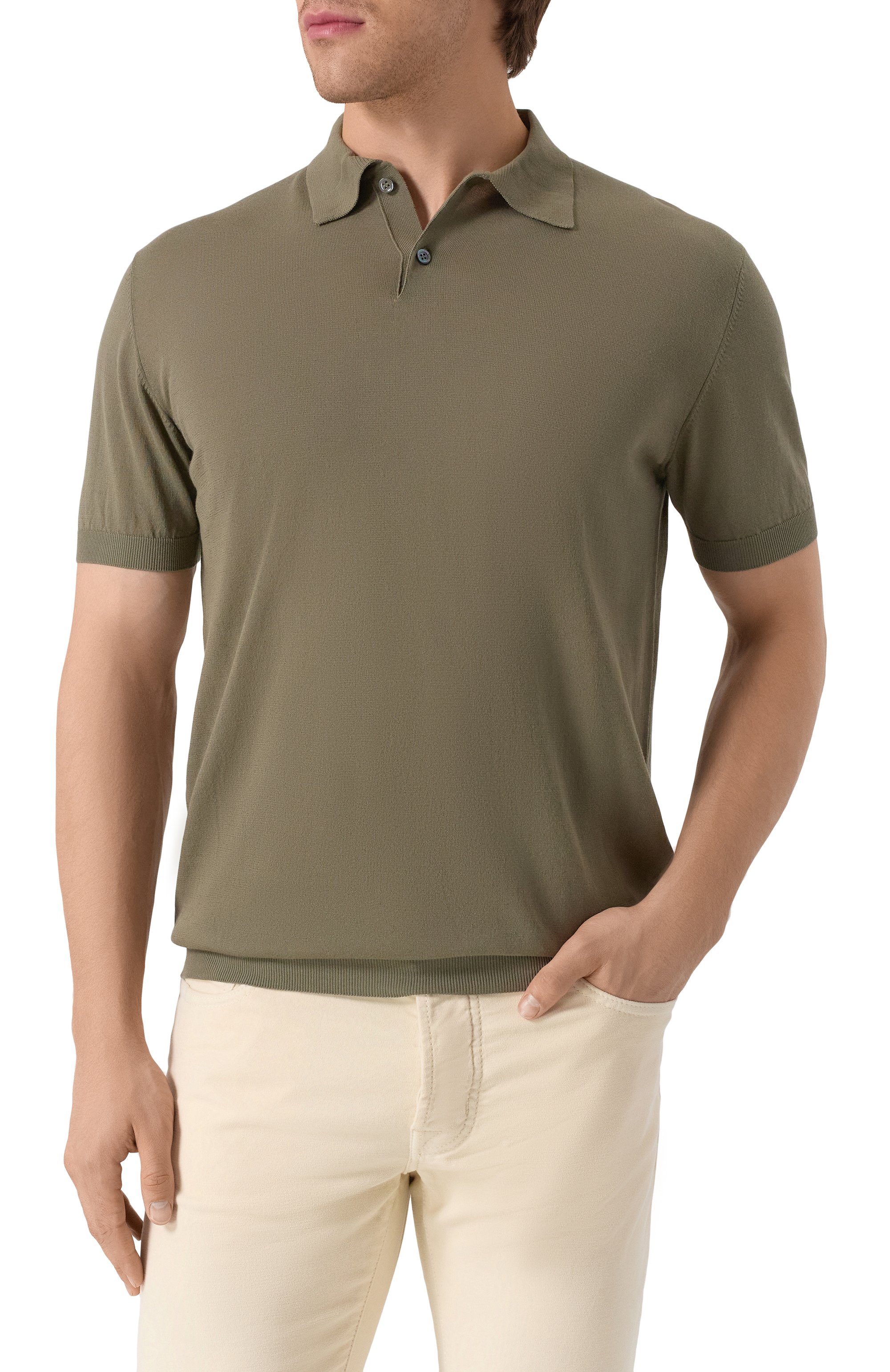 Хлопковое поло L.B.M. 1911, арт. 6410/59042, фото 3