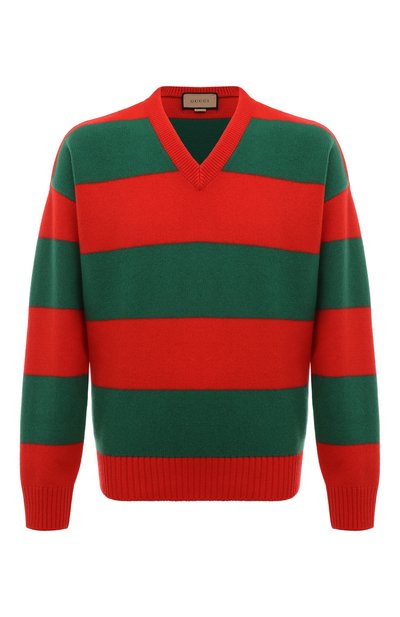 Мужской шерстяной пуловер GUCCI, арт. 763344/XKDNH