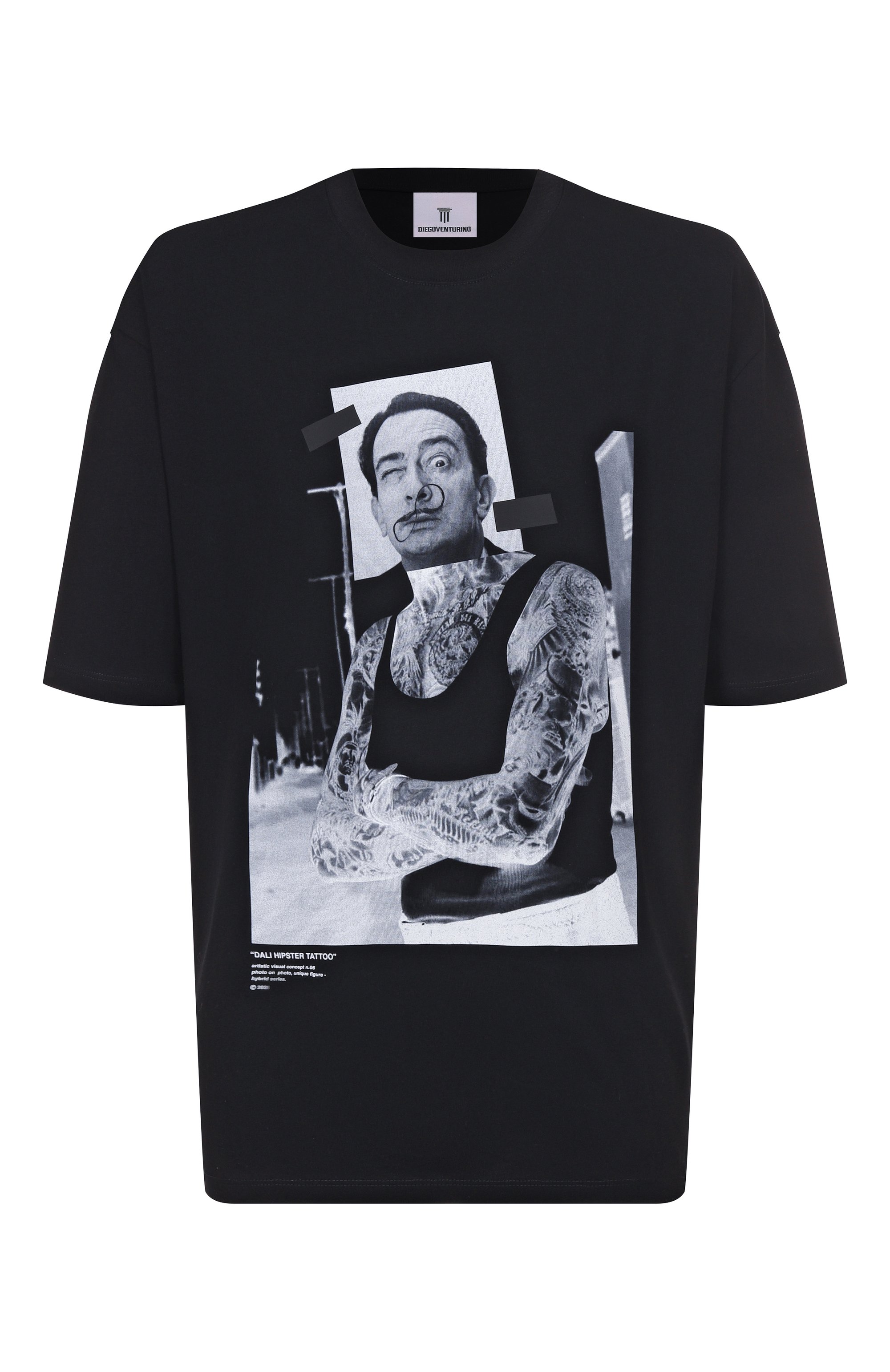 Хлопковая футболка DIEGO VENTURINO, арт. DVTS0DHT, фото 1
