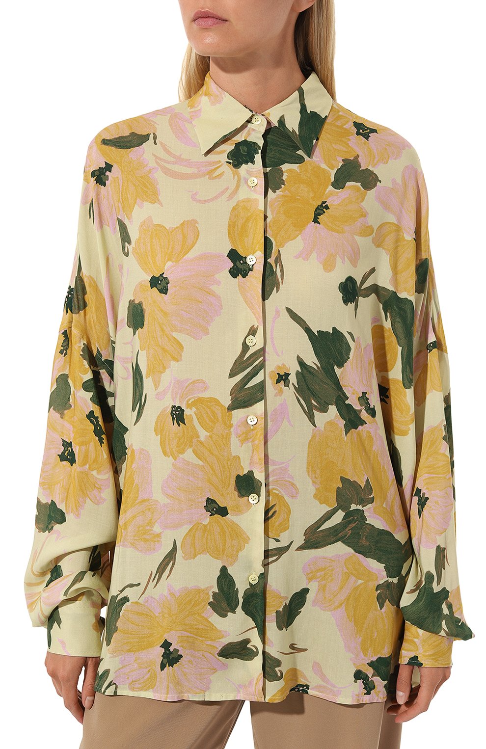 Рубашка из вискозы DRIES VAN NOTEN, арт. 231-010705-6268, фото 3