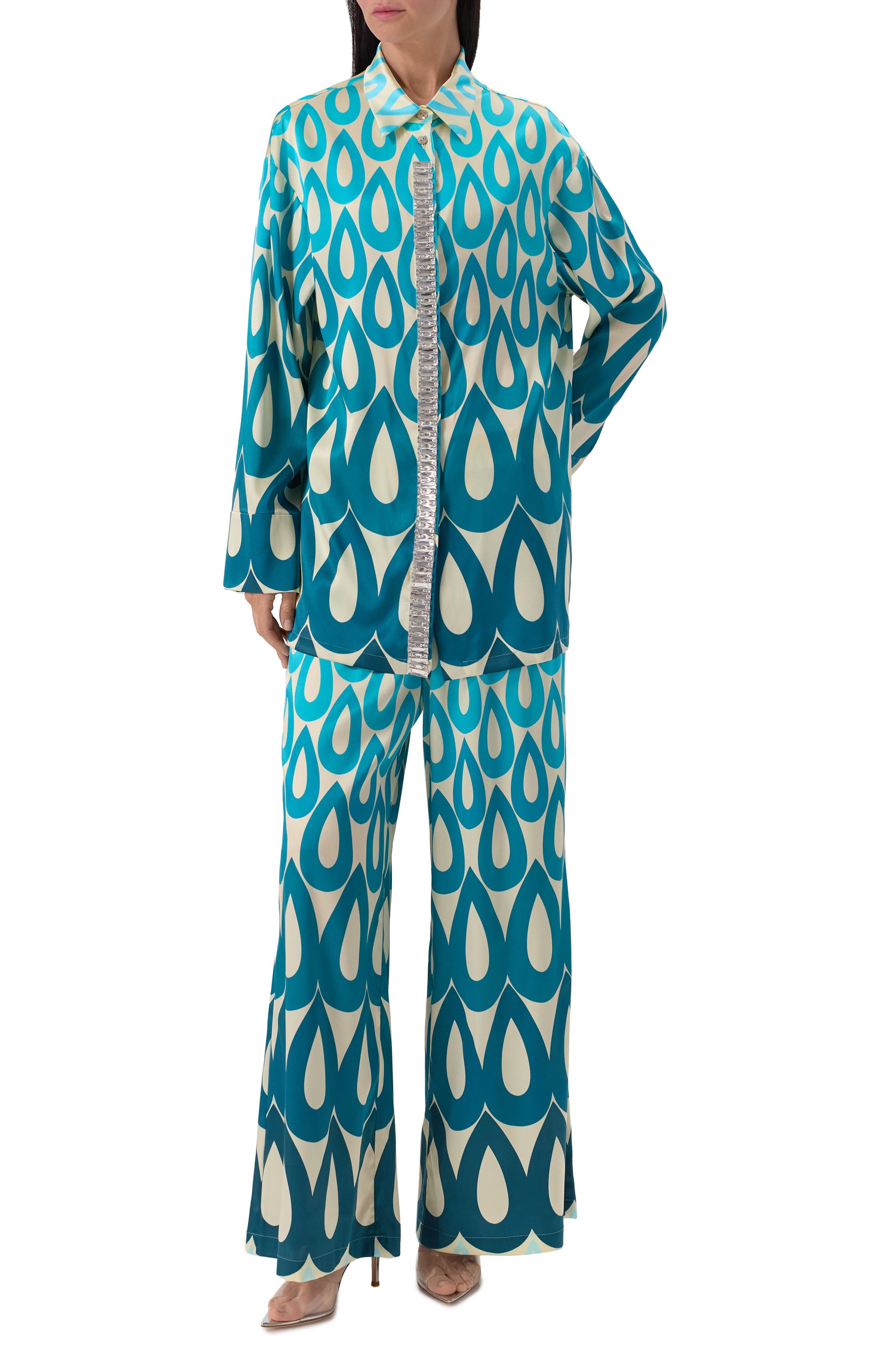 Шелковые брюки YANINA, арт. T-2873C, фото 2