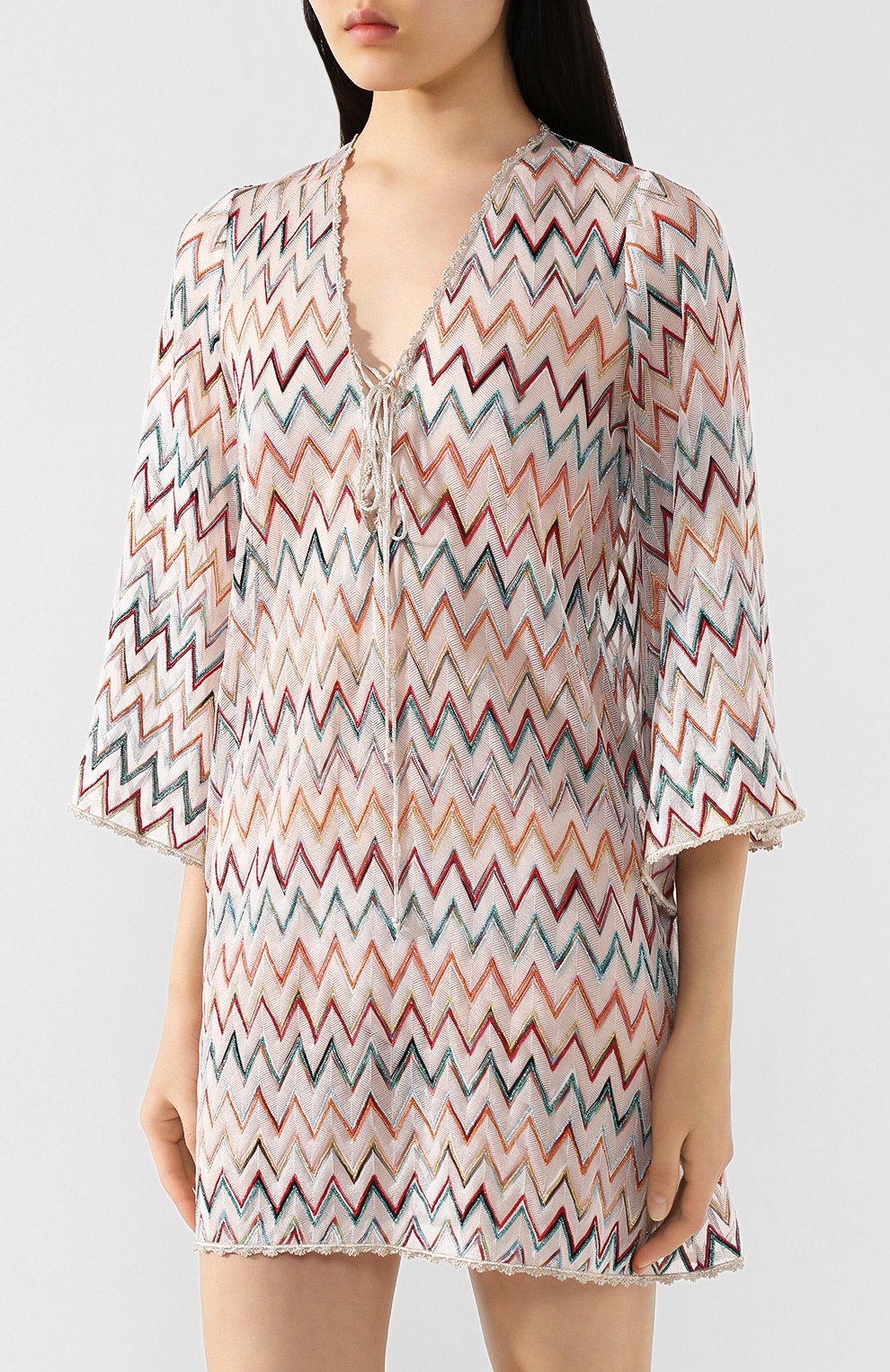 Туника MISSONI разноцветного цвета по цене 49050 руб., арт. MMQ00016/BR008J, фото 3 Туника MISSONI, арт. MMQ00016/BR008J, фото 3