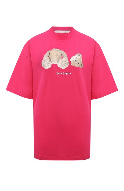 Хлопковая футболка PALM ANGELS, арт. PWAA017F22JER0043260, фото 1